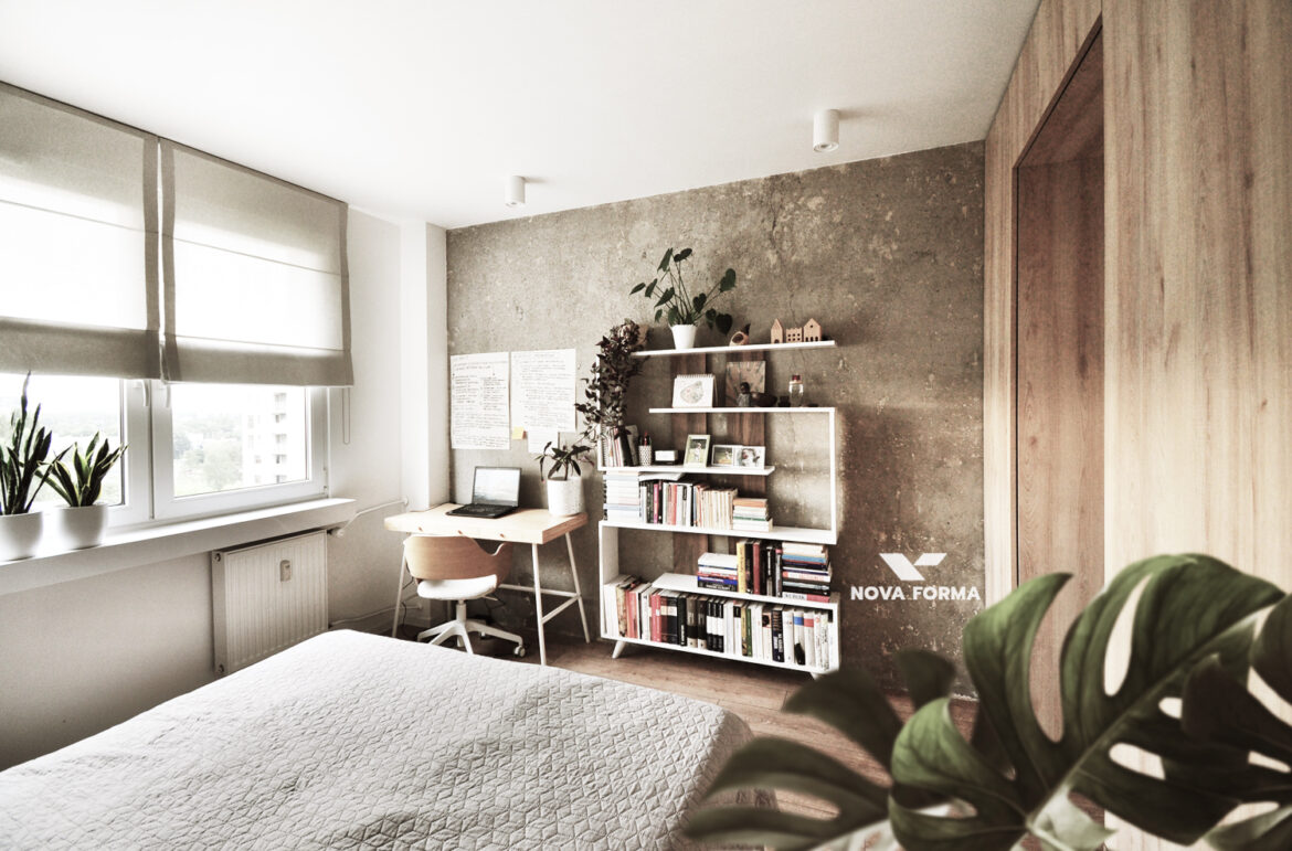 PROJEKT WNĘTRZ MIESZKANIA W BLOKU